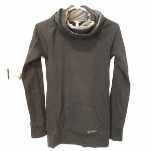 Bench black small fitted cowl neck sweatshirt